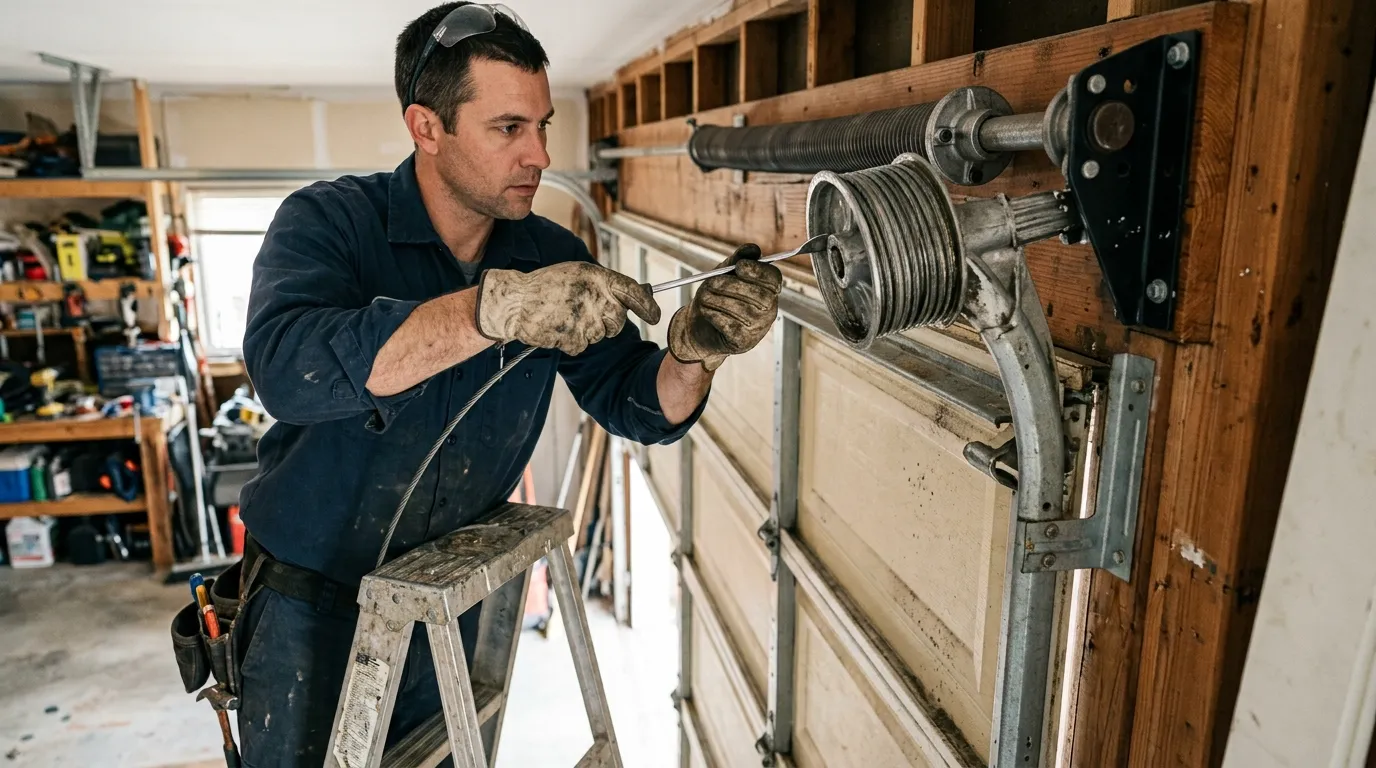 Repaired & tested - Albuquerque garage door service