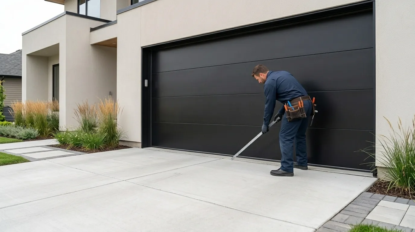 Raised panel garage door